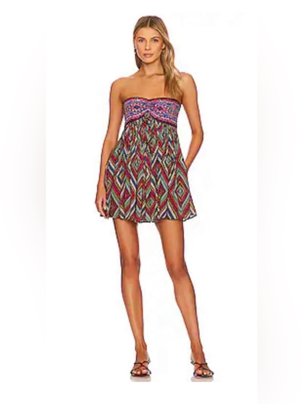NWT Free People Elowen Strapless Tube Romper - Medium